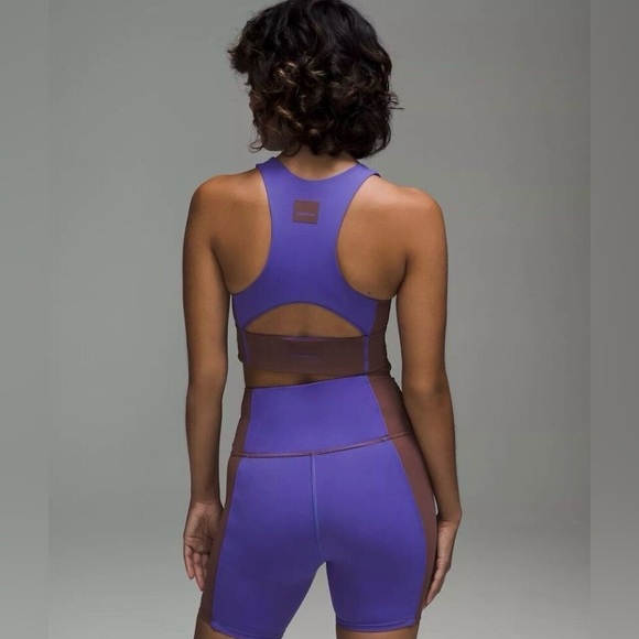 NWT Lululemon Set- Lululemon Hike to Swim Bra and Hike to Swim Shorts Size 4 - Picture 2 of 4